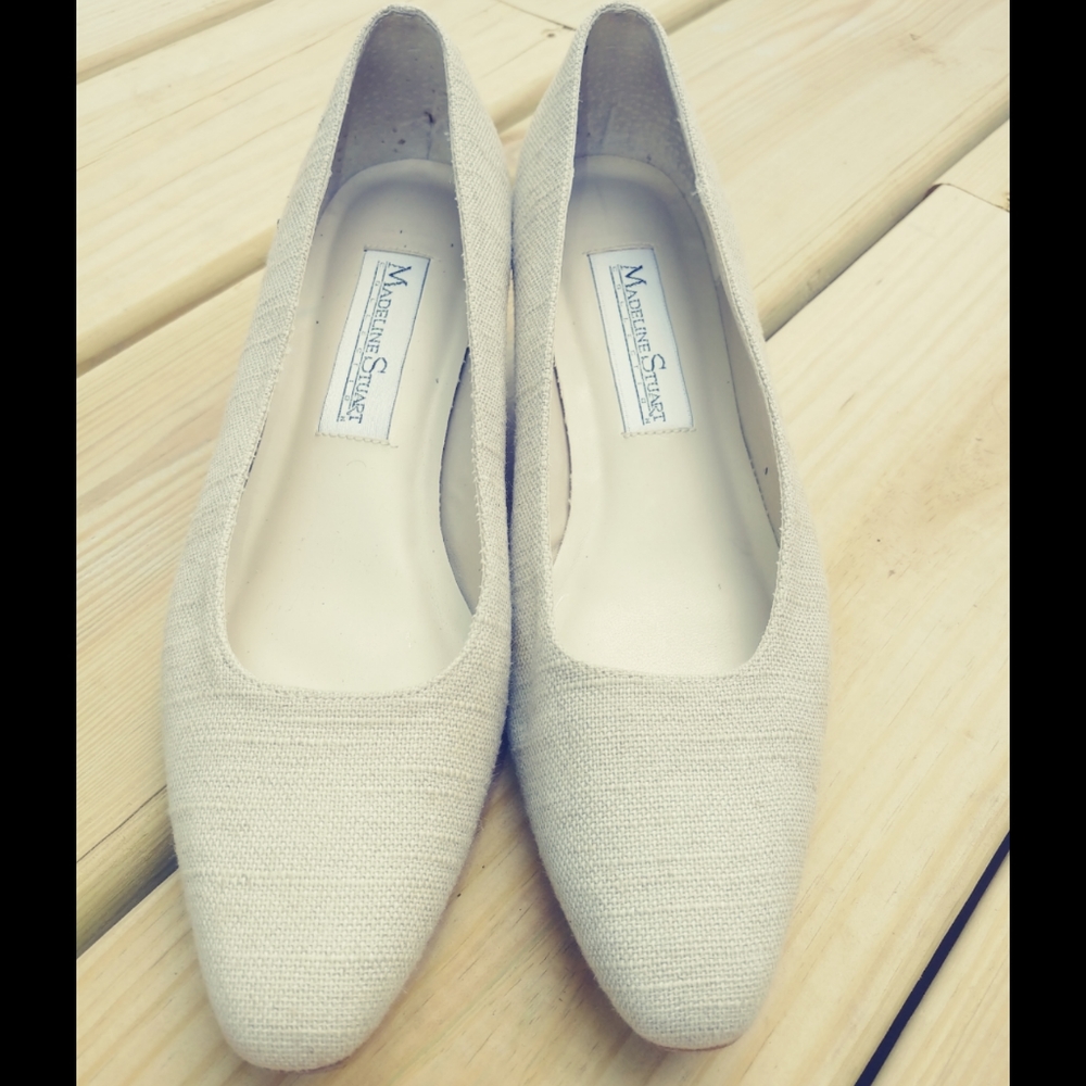 Canvas Block Pumps